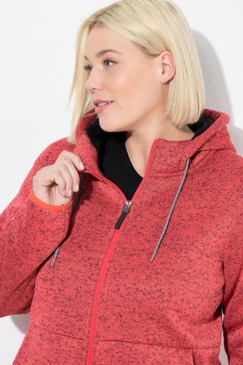 Moda za polnejše Majica s patentnim zatvaračem i kapuljačom plus velikost, xxl, Ulla Popken in Johann Popken (JP1880)