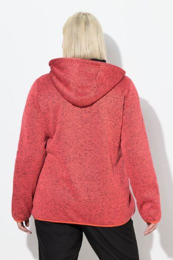 Moda za polnejše Majica s patentnim zatvaračem i kapuljačom plus velikost, xxl, Ulla Popken in Johann Popken (JP1880)