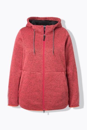 Moda za polnejše Majica s patentnim zatvaračem i kapuljačom plus velikost, xxl, Ulla Popken in Johann Popken (JP1880)