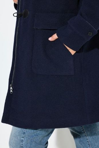 Moda za polnejše Kaput s ukrasnim kopčanjem i kapuljačom plus velikost, xxl, Ulla Popken in Johann Popken (JP1880)