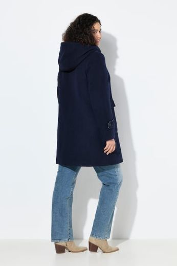 Moda za polnejše Kaput s ukrasnim kopčanjem i kapuljačom plus velikost, xxl, Ulla Popken in Johann Popken (JP1880)