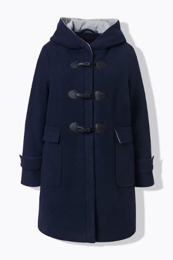 Moda za polnejše Kaput s ukrasnim kopčanjem i kapuljačom plus velikost, xxl, Ulla Popken in Johann Popken (JP1880)