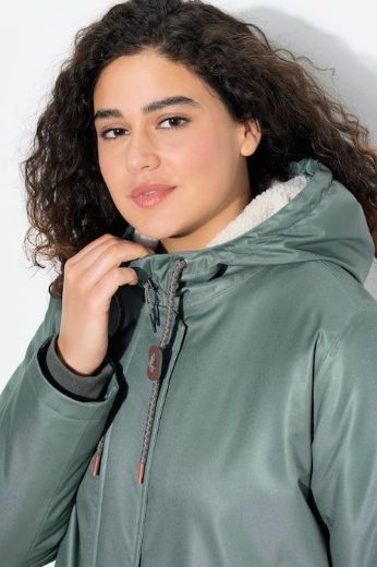 Moda za polnejše Jakna s kapuljačom podstavljena plus velikost, xxl, Ulla Popken in Johann Popken (JP1880)