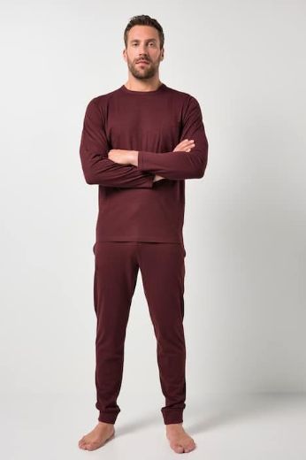Moda za polnejše Pidžama dugih rukava i dugih nogavica plus velikost, xxl, Ulla Popken in Johann Popken (JP1880)
