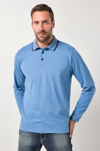 Moda za polnejše Majica Polo dugih rukava plus velikost, xxl, Ulla Popken in Johann Popken (JP1880)