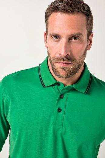 Moda za polnejše Majica Polo dugih rukava plus velikost, xxl, Ulla Popken in Johann Popken (JP1880)