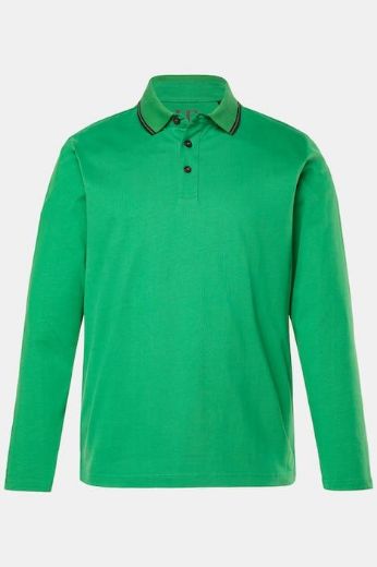 Moda za polnejše Majica Polo dugih rukava plus velikost, xxl, Ulla Popken in Johann Popken (JP1880)