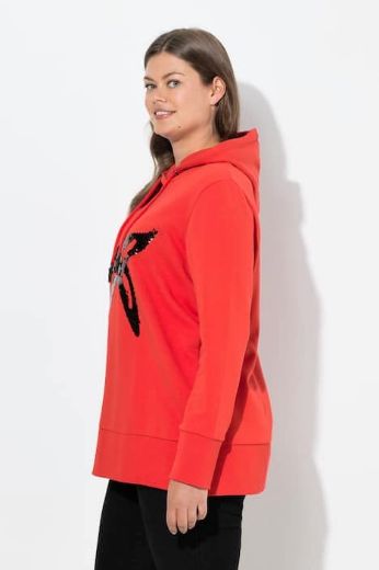 Moda za polnejše Majica dugih rukava s kapuljačom plus velikost, xxl, Ulla Popken in Johann Popken (JP1880)