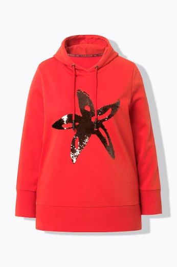 Moda za polnejše Majica dugih rukava s kapuljačom plus velikost, xxl, Ulla Popken in Johann Popken (JP1880)