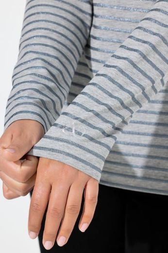 Moda za polnejše Majica dugih rukava plus velikost, xxl, Ulla Popken in Johann Popken (JP1880)