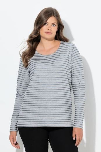 Moda za polnejše Majica dugih rukava plus velikost, xxl, Ulla Popken in Johann Popken (JP1880)