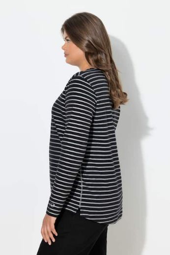 Moda za polnejše Majica dugih rukava plus velikost, xxl, Ulla Popken in Johann Popken (JP1880)