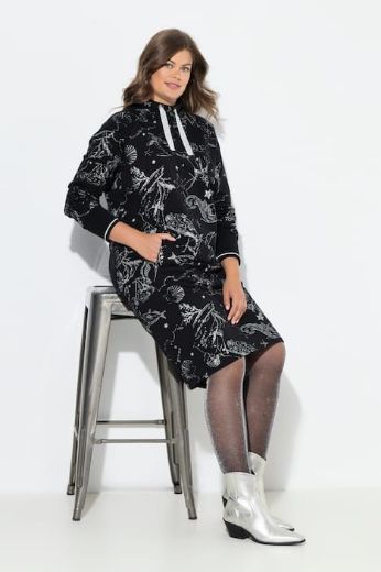 Moda za polnejše Haljina dugih rukava povišenog ovratnika plus velikost, xxl, Ulla Popken in Johann Popken (JP1880)