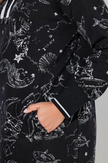 Moda za polnejše Haljina dugih rukava povišenog ovratnika plus velikost, xxl, Ulla Popken in Johann Popken (JP1880)