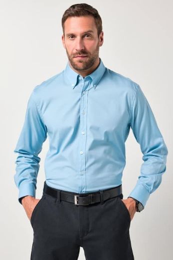 Moda za polnejše Košulja dugih rukava užeg kroja plus velikost, xxl, Ulla Popken in Johann Popken (JP1880)