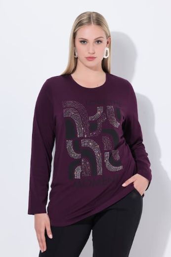 Moda za polnejše Majica dugih rukava s ukrasnim detaljima plus velikost, xxl, Ulla Popken in Johann Popken (JP1880)