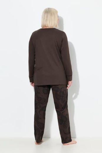 Moda za polnejše Pidžama dugih rukava i dugih nogavica plus velikost, xxl, Ulla Popken in Johann Popken (JP1880)