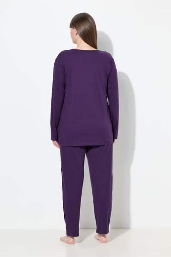 Moda za polnejše Pidžama V ovratnik plus velikost, xxl, Ulla Popken in Johann Popken (JP1880)