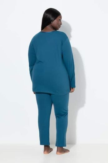 Moda za polnejše Pidžama V ovratnik plus velikost, xxl, Ulla Popken in Johann Popken (JP1880)