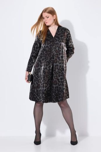 Moda za polnejše Haljina midi dugih rukava plus velikost, xxl, Ulla Popken in Johann Popken (JP1880)