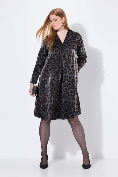 Slika Haljina midi dugih rukava