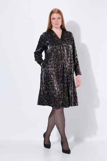 Moda za polnejše Haljina midi dugih rukava plus velikost, xxl, Ulla Popken in Johann Popken (JP1880)