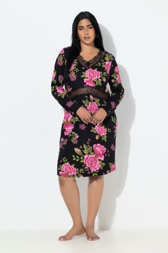 Moda za polnejše Spavaćica dugih rukava plus velikost, xxl, Ulla Popken in Johann Popken (JP1880)