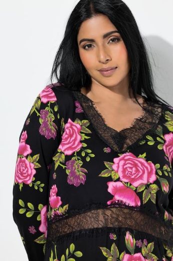 Moda za polnejše Spavaćica dugih rukava plus velikost, xxl, Ulla Popken in Johann Popken (JP1880)