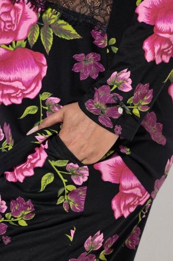 Moda za polnejše Pidžama dugih rukava i dugih nogavica plus velikost, xxl, Ulla Popken in Johann Popken (JP1880)