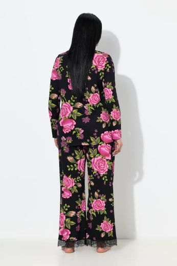 Moda za polnejše Pidžama dugih rukava i dugih nogavica plus velikost, xxl, Ulla Popken in Johann Popken (JP1880)