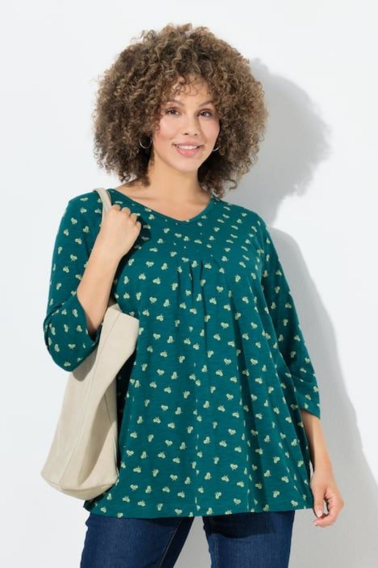 Moda za polnejše Majica 3/4 rukava plus velikost, xxl, Ulla Popken in Johann Popken (JP1880)