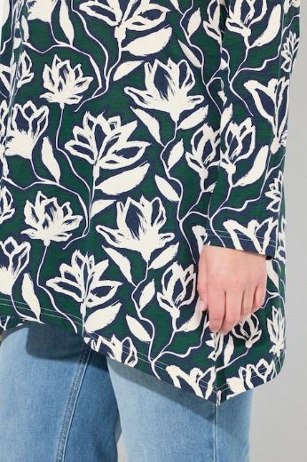 Moda za polnejše Majica dugih rukava dužeg kroja plus velikost, xxl, Ulla Popken in Johann Popken (JP1880)