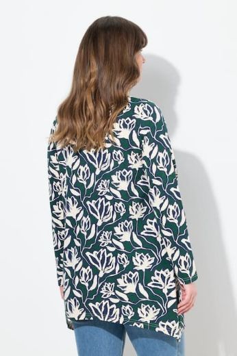 Moda za polnejše Majica dugih rukava dužeg kroja plus velikost, xxl, Ulla Popken in Johann Popken (JP1880)