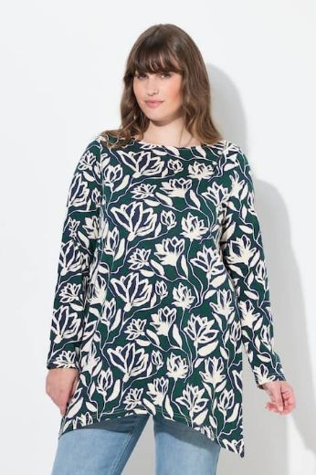 Moda za polnejše Majica dugih rukava dužeg kroja plus velikost, xxl, Ulla Popken in Johann Popken (JP1880)