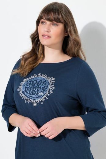 Moda za polnejše Majica 3/4 rukava dužeg A kroja plus velikost, xxl, Ulla Popken in Johann Popken (JP1880)