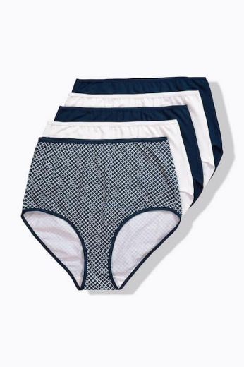 Moda za polnejše Gaćice maxi 5 komada plus velikost, xxl, Ulla Popken in Johann Popken (JP1880)