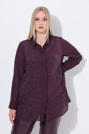 Moda za polnejše Bluza elegantna dugih rukava na skriveno kopčanje plus velikost, xxl, Ulla Popken in Johann Popken (JP1880)