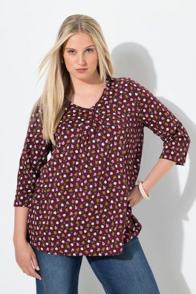 Slika Majica 3/4 rukava V ovratnika