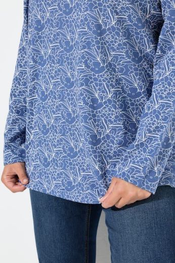 Moda za polnejše Majica dugih rukava V ovratnika plus velikost, xxl, Ulla Popken in Johann Popken (JP1880)