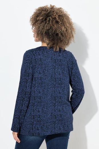 Moda za polnejše Majica dugih rukava V ovratnika plus velikost, xxl, Ulla Popken in Johann Popken (JP1880)