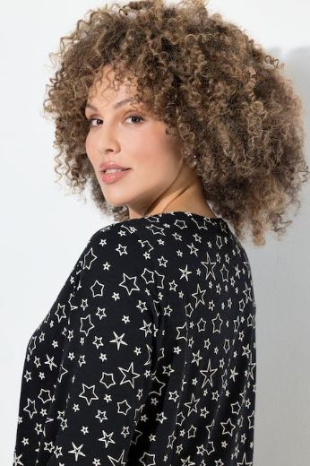 Moda za polnejše Majica dugih rukava V ovratnika plus velikost, xxl, Ulla Popken in Johann Popken (JP1880)