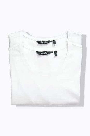 Moda za polnejše Majica kratkih rukava okruglog ovratnika plus velikost, xxl, Ulla Popken in Johann Popken (JP1880)