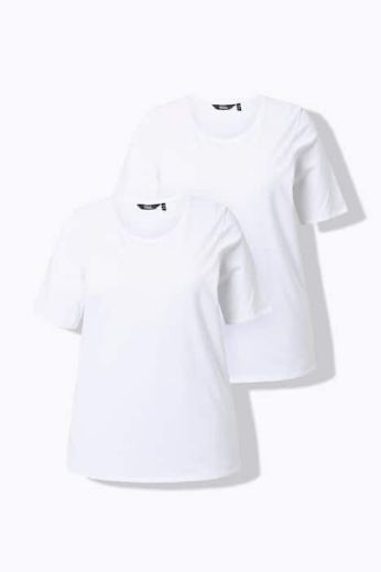 Moda za polnejše Majica kratkih rukava okruglog ovratnika plus velikost, xxl, Ulla Popken in Johann Popken (JP1880)