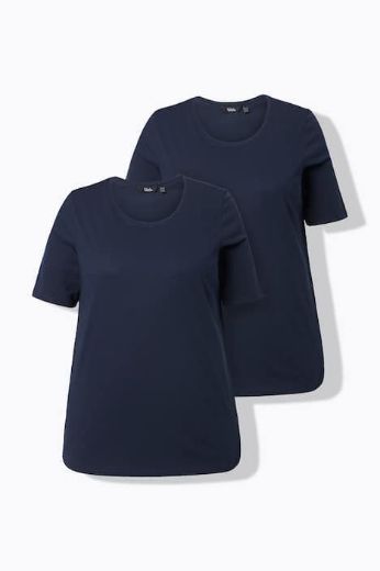 Moda za polnejše Majica kratkih rukava okruglog ovratnika plus velikost, xxl, Ulla Popken in Johann Popken (JP1880)