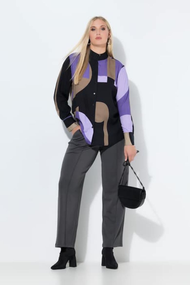 Moda za polnejše Hlače ravnih nogavica elastičnog struka plus velikost, xxl, Ulla Popken in Johann Popken (JP1880)