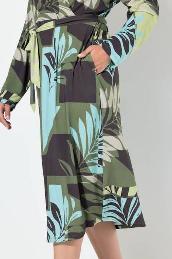 Moda za polnejše Haljina midi dugih rukava plus velikost, xxl, Ulla Popken in Johann Popken (JP1880)