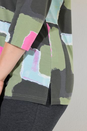 Moda za polnejše Majica 3/4 rukava plus velikost, xxl, Ulla Popken in Johann Popken (JP1880)