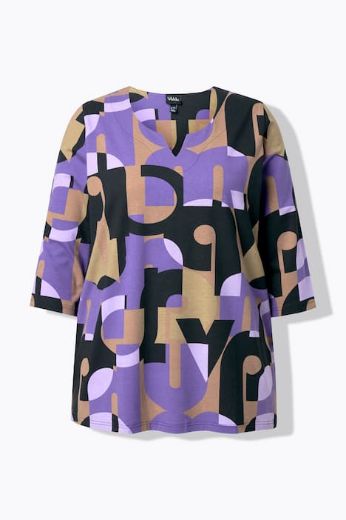 Moda za polnejše Majica 3/4 rukava plus velikost, xxl, Ulla Popken in Johann Popken (JP1880)