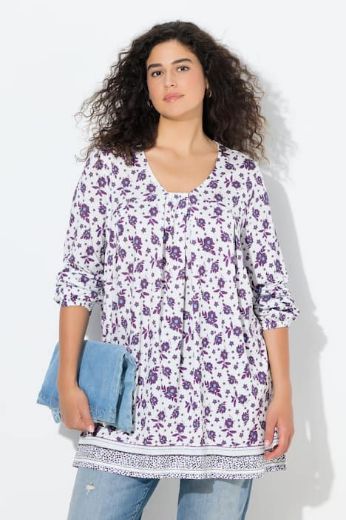 Moda za polnejše Tunika dugih rukava A kroja plus velikost, xxl, Ulla Popken in Johann Popken (JP1880)