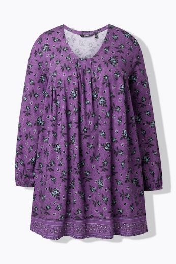 Moda za polnejše Tunika dugih rukava A kroja plus velikost, xxl, Ulla Popken in Johann Popken (JP1880)